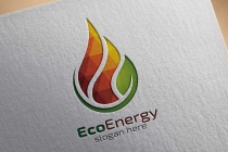 Natural Green Tree Logo With Ecology Leaf Design 2 Screenshot 2