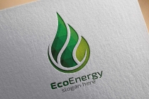 Natural Green Tree Logo With Ecology Leaf Design 2 Screenshot 3