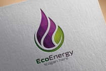 Natural Green Tree Logo With Ecology Leaf Design 2 Screenshot 4