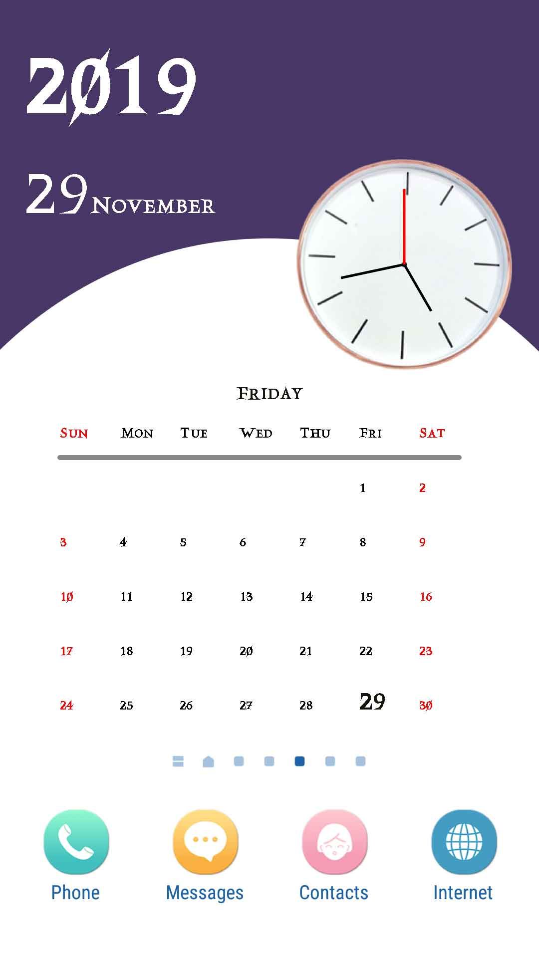 Ultimate Live Calendar Wallpaper Android Template by Radhi1995 Codester