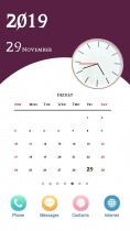 Ultimate Live Calendar Wallpaper Android Template Screenshot 5