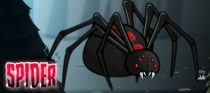 Giant Black Widow Spider Game Sprites Screenshot 5