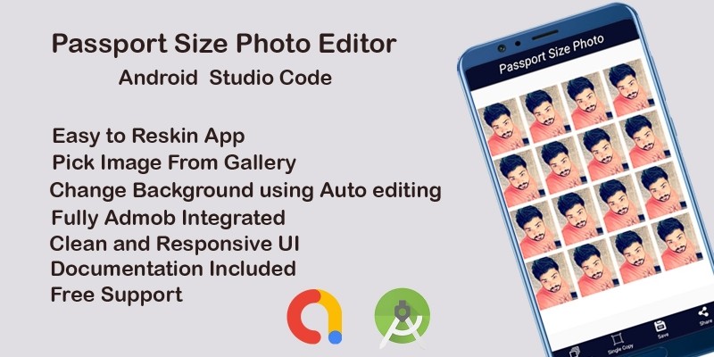 Passport Size Photo Maker - Android Template
