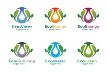 Natural Green Tree Logo with Ecology Leaf Design 7 Screenshot 1