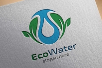 Natural Green Tree Logo with Ecology Leaf Design 7 Screenshot 2