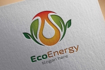 Natural Green Tree Logo with Ecology Leaf Design 7 Screenshot 4