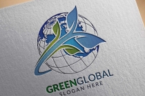 Natural Green Tree Logo with Ecology Leaf Design 8 Screenshot 5