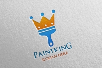 Paint King Vector Logo Design Screenshot 1