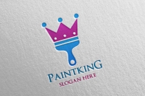 Paint King Vector Logo Design Screenshot 3