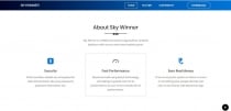 SkyWinner  - Website Landing Webpage PHP Screenshot 3