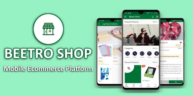 Beetro Store - E commerce App with Admin  Panel