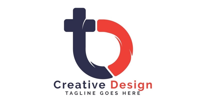 Letter TB Logo Design.