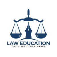 Law Education Logo Design