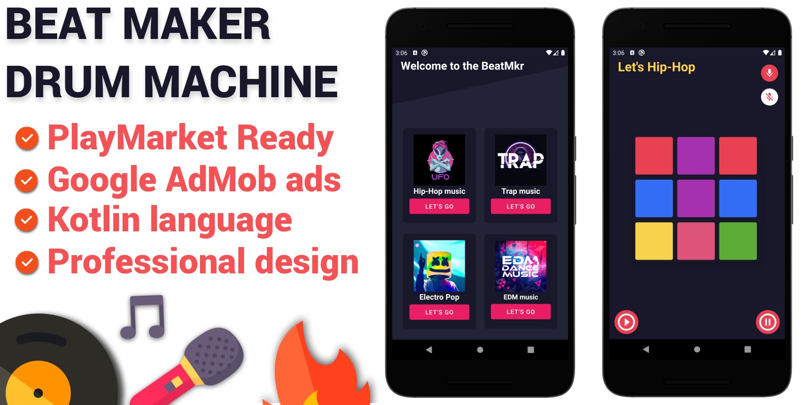 Beat Maker Android Application Template
