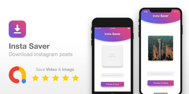 Insta Saver - Download Instagram Video Photo iOS