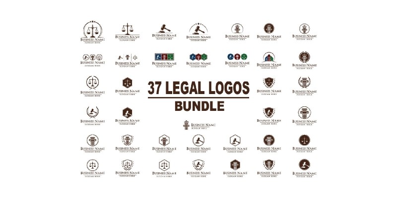 37 Legal Logos Bundle