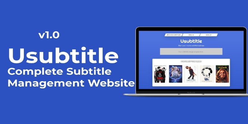 Usubtitle - Complete Subtitle Management Website