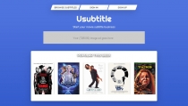Usubtitle - Complete Subtitle Management Website Screenshot 6