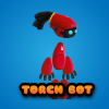 Torch Bot 2D Game Character Sprites