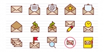 Email Color Icon Set Screenshot 1