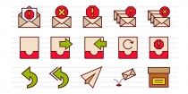 Email Color Icon Set Screenshot 2