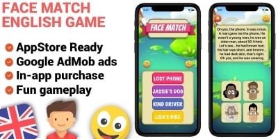 Face Match iOS English Learning Game 