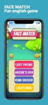 Face Match iOS English Learning Game  Screenshot 1