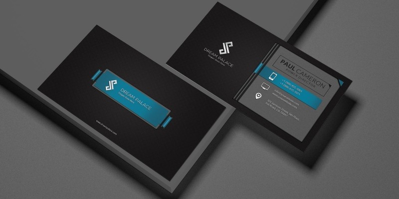 Ribbon Business Card Template