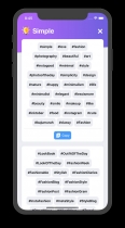 Hashtag - Social Media expert - Full iOS App Screenshot 2