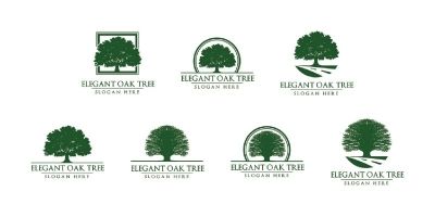 Green Oak Tree Logo 