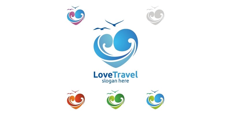 Travel Logo with Love