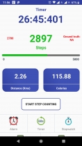 Fitness Step Counter - Android App Template Screenshot 1