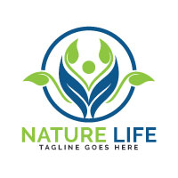 Nature Life Logo Design.