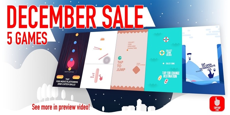 5 iOS Game Templates Sale