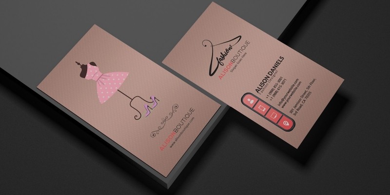 High-End Boutique Business Card
