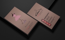 High-End Boutique Business Card Screenshot 1