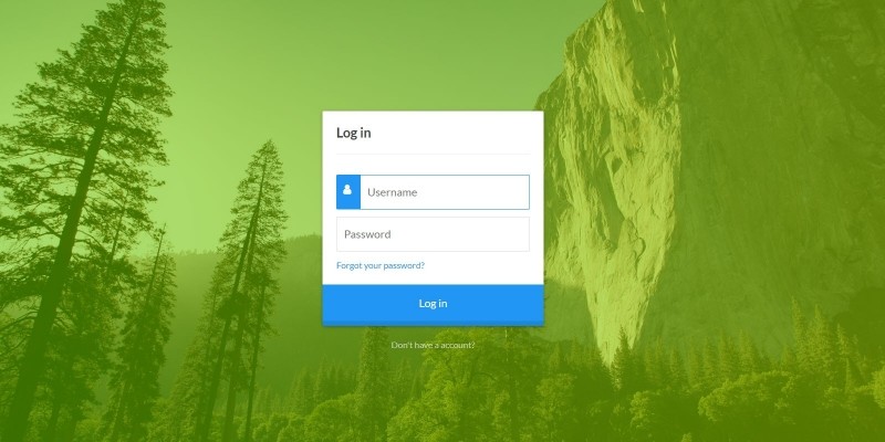 Animated Login Form CSS