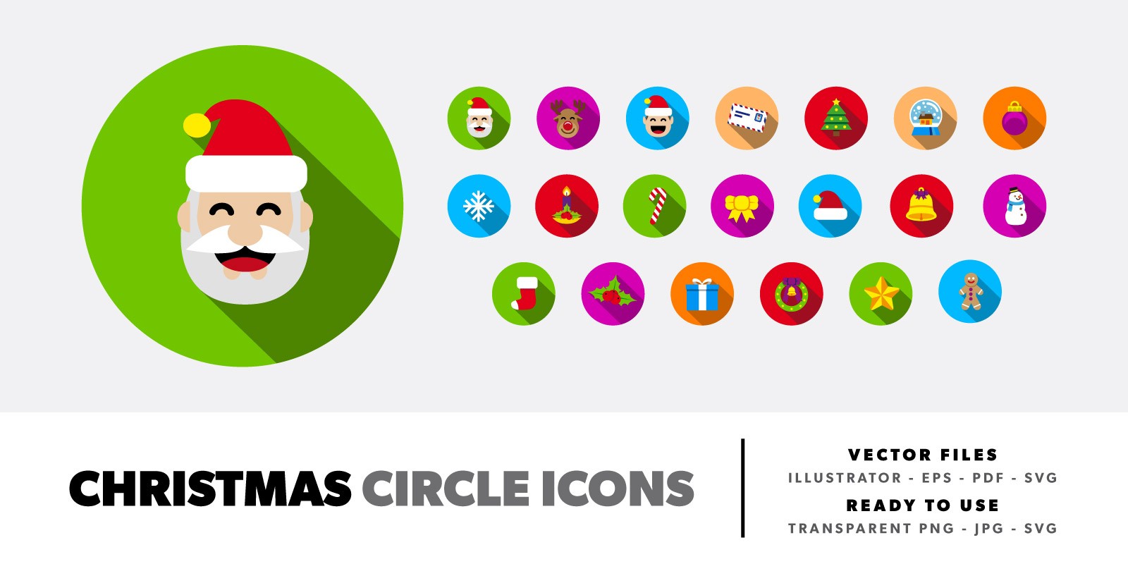 Christmas Circle Icons