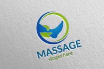 Massage Logo Design Screenshot 1