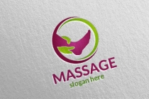 Massage Logo Design Screenshot 4