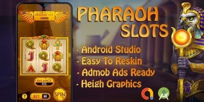 Pharaoh Slot Machine with AdMob - Android Studio
