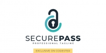Securepass - Security Logo Template Screenshot 1