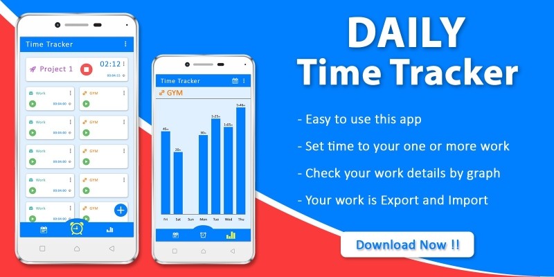 Daily Time Tracker - Android App Template