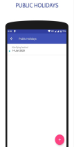 Employee Attendance - Android App Template Screenshot 4