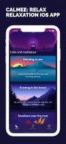 Calmee - Relaxation iOS Application  Screenshot 1