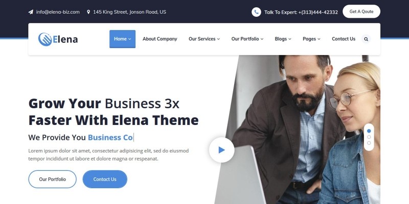 Elena - Multipurpose Business HTML5 Template