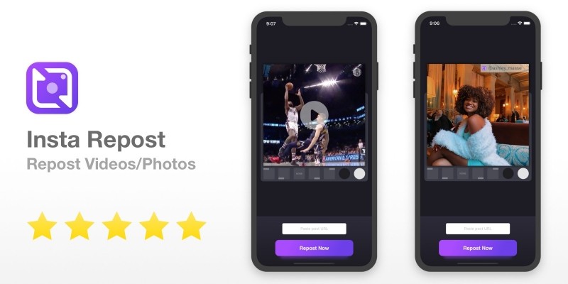 Insta Repost - Full iOS App Template