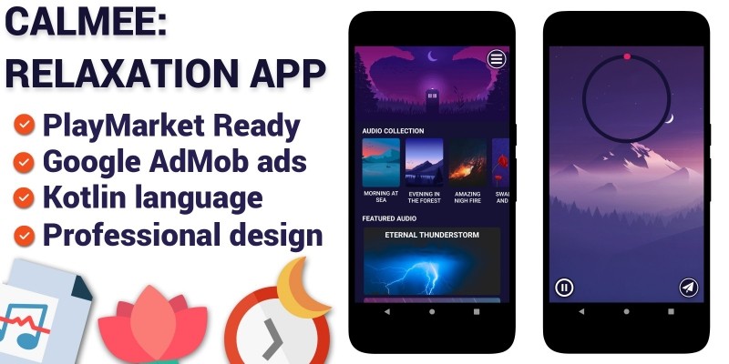 Calmee - Relaxation Android App Template