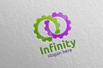 Infinity Loop Logo Design 8 Screenshot 1