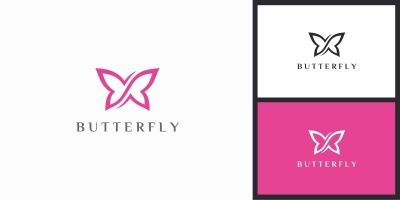 Infinity Butterfly Logo